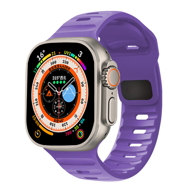 Premium Silicone Sport Band for Apple Watch - Multiple Colors