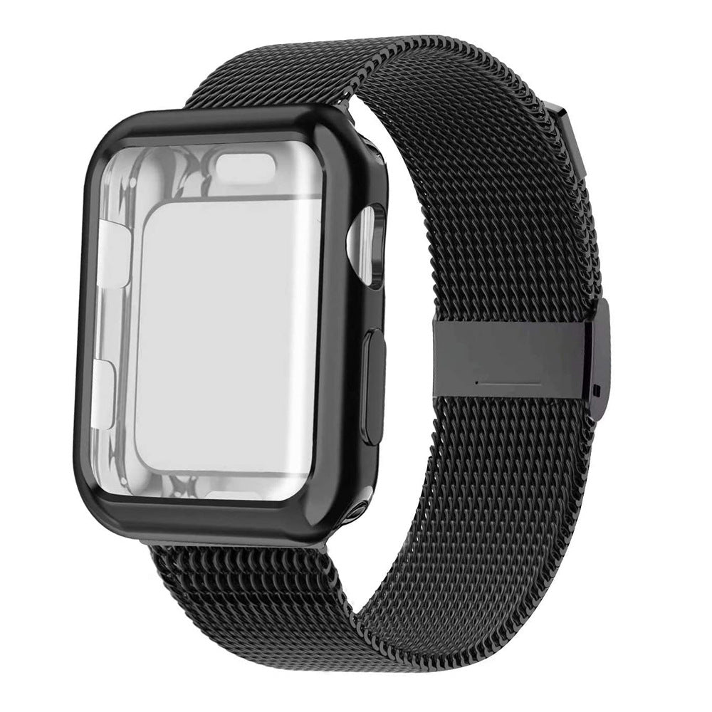 Magnetic Milanese Loop Band for Apple Watch - Metal Mesh with Case