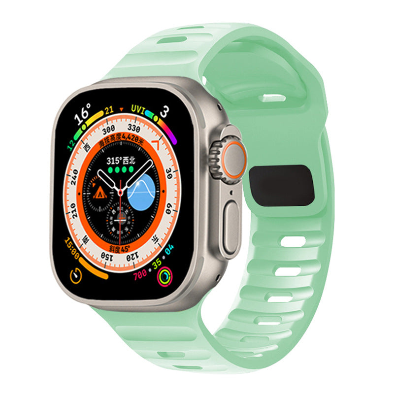 Premium Silicone Sport Band for Apple Watch - Multiple Colors