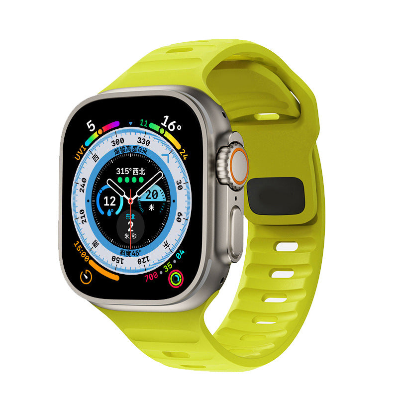 Premium Silicone Sport Band for Apple Watch - Multiple Colors