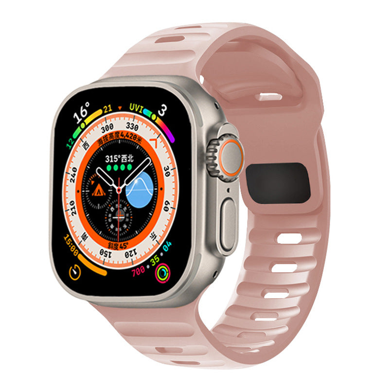 Premium Silicone Sport Band for Apple Watch - Multiple Colors