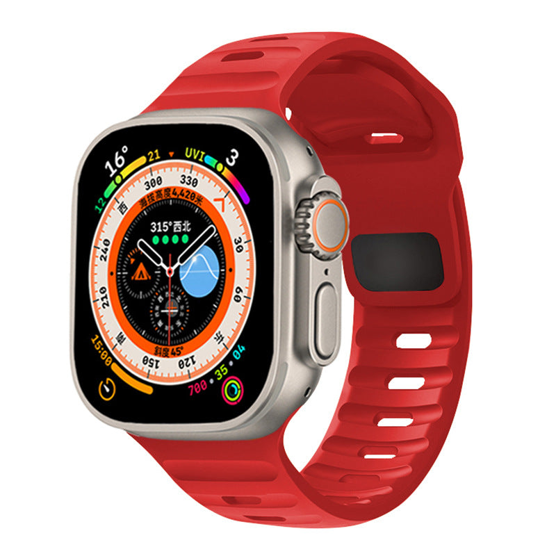 Premium Silicone Sport Band for Apple Watch - Multiple Colors