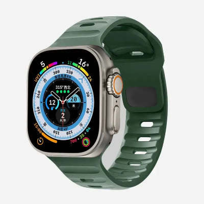 Premium Silicone Sport Band for Apple Watch - Multiple Colors