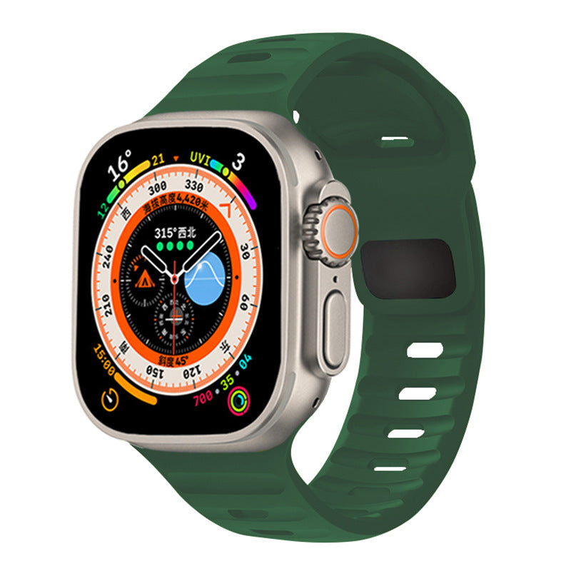 Premium Silicone Sport Band for Apple Watch - Multiple Colors