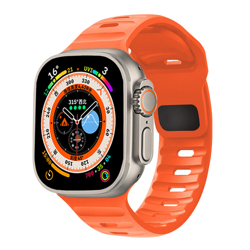 Premium Silicone Sport Band for Apple Watch - Multiple Colors