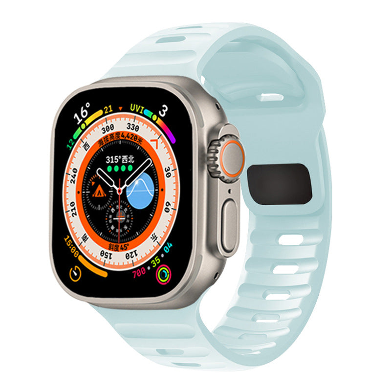 Premium Silicone Sport Band for Apple Watch - Multiple Colors