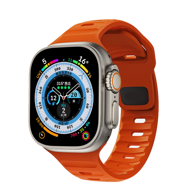 Premium Silicone Sport Band for Apple Watch - Multiple Colors