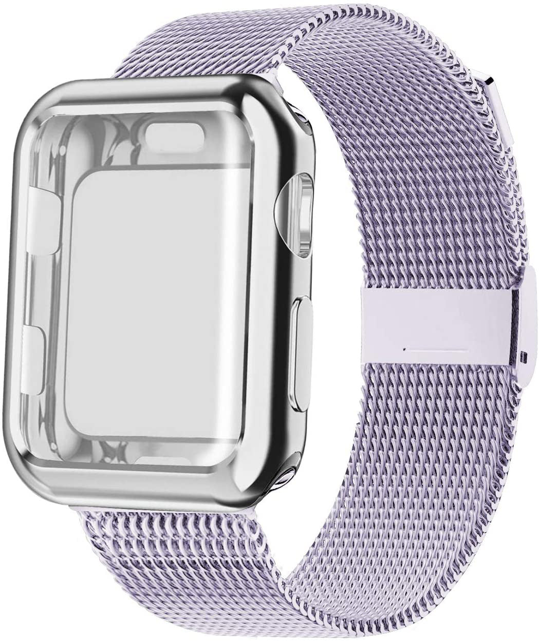Magnetic Milanese Loop Band for Apple Watch - Metal Mesh with Case